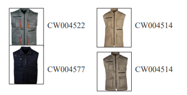 CW0045 PAPER ÇOK CEPLİ TEKNİK YELEK