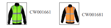 CW0016 Hİ-VİS OXFORD KOLLARI ÇIKMALI YELEK 