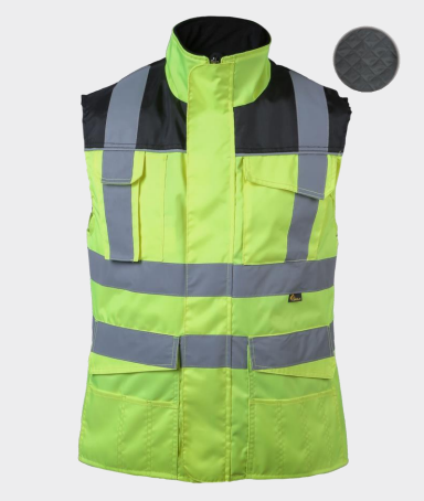 CW0008 Hİ-VİS OXFORD İÇİ ÇIKMA KAPİTONELİ YELEK 